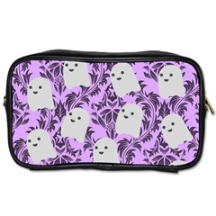 Purple Ghosts Toiletries Bag (two Sides) by NerdySparkleGoth