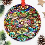 Character Disney Stained Round Ornament (Two Sides) Front