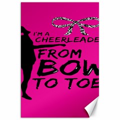 Bow To Toe Cheer Canvas 20  X 30  by artworkshop