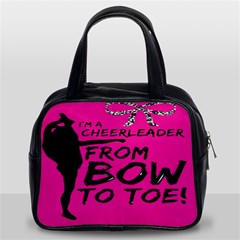 Bow To Toe Cheer Classic Handbag (two Sides) by artworkshop