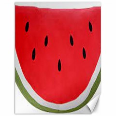 Watermelon Pillow Fluffy Canvas 12  X 16  by artworkshop