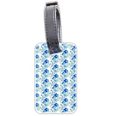 Flowers Pattern Luggage Tag (two Sides) by Sparkle