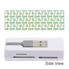 Flowers Pattern Memory Card Reader (stick) by Sparkle