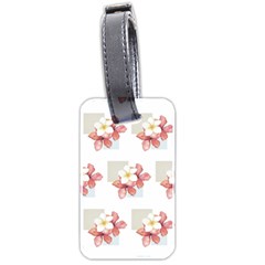 Floral Luggage Tag (two Sides) by Sparkle