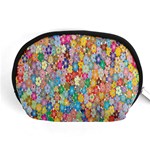 Floral Flowers Accessory Pouch (Medium) Front