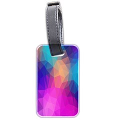 Triangles Polygon Color Luggage Tag (two Sides) by artworkshop