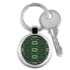 Abstract Pattern Geometric Backgrounds Key Chain (round) by Eskimos