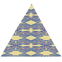 Abstract Pattern Geometric Backgrounds  Wooden Puzzle Triangle by Eskimos