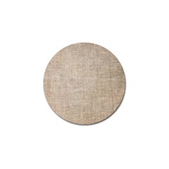 Textile Jute Brown Golf Ball Marker (4 Pack) by artworkshop