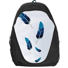 Feather Bird Backpack Bag by artworkshop