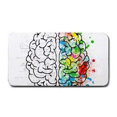 Brain-mind-psychology-idea-drawing Medium Bar Mats by Jancukart