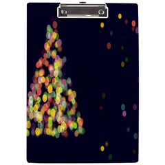 Abstract-christmas-tree A4 Clipboard by nate14shop