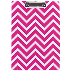 Chevrons - Pink A4 Clipboard by nate14shop