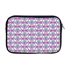 Hackers Town Void Mantis Hexagon Bigender Pride Flag Apple Macbook Pro 17  Zipper Case by WetdryvacsLair