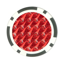 Sculpture-art-traffic-cones-plastic Poker Chip Card Guard (10 Pack) by Jancukart