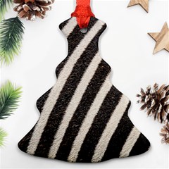  Zebra Pattern  Christmas Tree Ornament (two Sides) by artworkshop