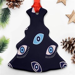 Eyes Evil Eye Blue Pattern Design Ornament (christmas Tree)  by artworkshop