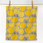 Lemon Pattern Face Towel Front