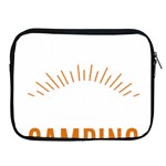 I Love Camping Apple iPad 2/3/4 Zipper Cases Front