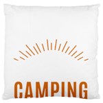 I Love Camping Standard Flano Cushion Case (One Side) Front