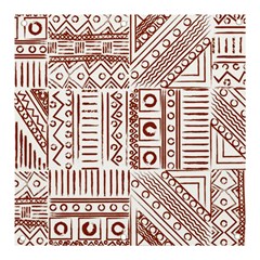 Tribal Pattern Vintage Texture Banner And Sign 3  X 3  by Sapixe