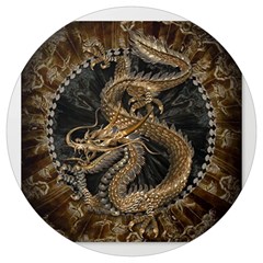 Dragon Pentagram Round Trivet by Sapixe