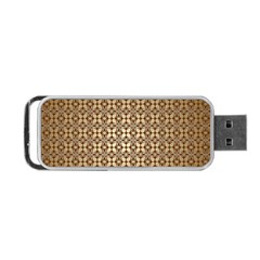 Background-chevron Chocolate Portable Usb Flash (one Side) by nateshop