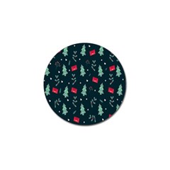 Christmas Pattern Design Golf Ball Marker (4 Pack) by artworkshop