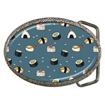 Sushi Pattern Belt Buckles Front