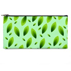 Background Pattern Leaves Nature Pencil Case by Amaryn4rt