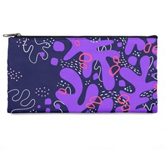 Abstract Background Shapes Banner Pencil Case by Amaryn4rt