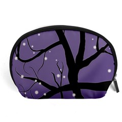 Moon Night Fantasy Dark Love Accessory Pouch (large) by Wegoenart