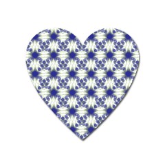 Background Pattern Texture Design Heart Magnet by Wegoenart