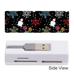 Illustration Xmas Christmas Thanks Giving Pattern Memory Card Reader (stick) by danenraven