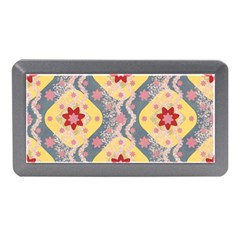 Background Flower Abstract Pattern Memory Card Reader (mini) by danenraven