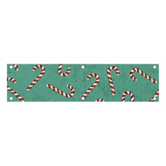 Christmas Candy Cane Background Banner And Sign 4  X 1  by danenraven