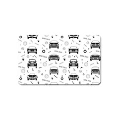 Pattern Retro Italy Cars Classic Magnet (name Card) by danenraven