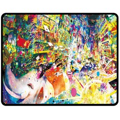 Multicolor Anime Colors Colorful Fleece Blanket (medium)  by BangZart