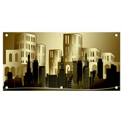 Architecture City House Banner And Sign 4  X 2  by Jancukart