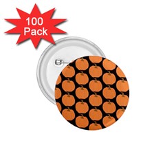 Black And Orange Pumpkin 1 75  Buttons (100 Pack)  by ConteMonfrey