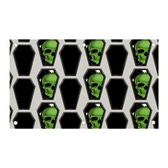 Coffins And Skulls - Modern Halloween Decor  Banner And Sign 5  X 3  by ConteMonfrey