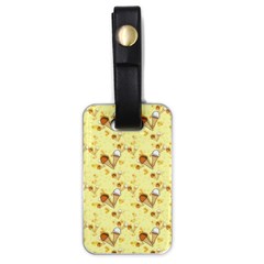 Ice Cream Cone Dessert Luggage Tag (one Side) by Wegoenart