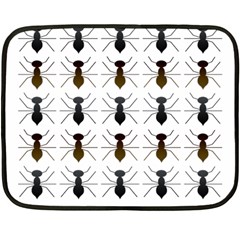 Ant Insect Pattern Cartoon Ants Double Sided Fleece Blanket (mini)  by Ravend