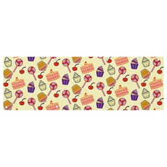 Cupcake Pattern Lollipop Banner And Sign 9  X 3  by Ravend