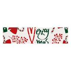 Merry Xmas Seamless Christmas Pattern Banner And Sign 4  X 1  by danenraven