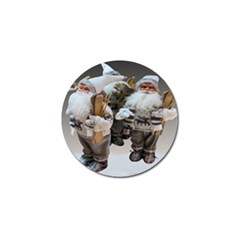 Santa Claus Golf Ball Marker (4 Pack) by artworkshop