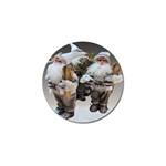 Santa Claus Golf Ball Marker (4 pack) Front