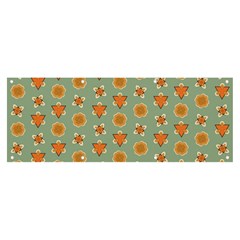 Wallpaper Background Floral Pattern Banner And Sign 8  X 3  by Ravend