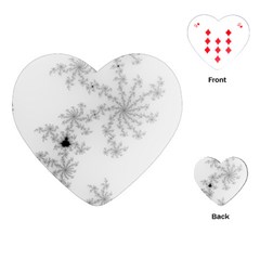 Almond Bread Apple Males Mandelbrot Mathematic Playing Cards Single Design (heart) by danenraven