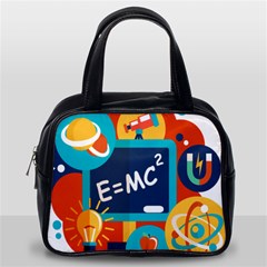 Natural Science Physics Laboratory Formula Classic Handbag (one Side) by danenraven